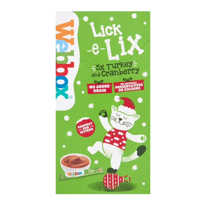 Webbox Lick-e-Lix Turkey and Cranberry 75g x17