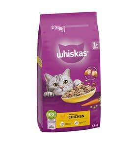 Whiskas 1+ Adult with Chicken Dry Cat Food 1.9kg