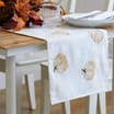 The Lifestyle Harvest Embroidered Pumpkin Table Runner 