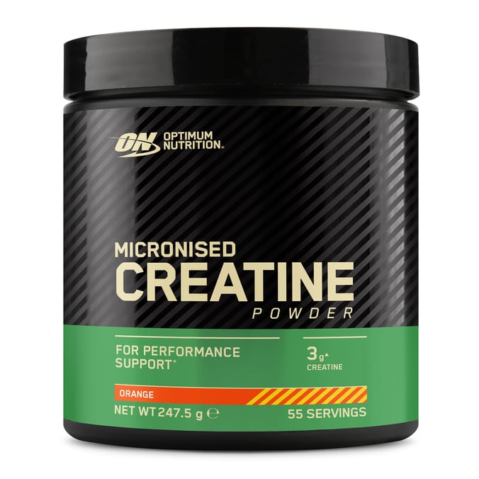 Optimum Nutrition Micronised Creatine Powder 247.5g - Orange