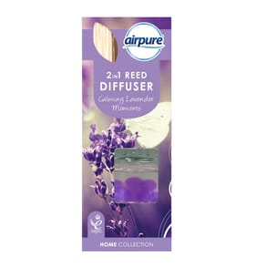 Airpure Reed & Bead Diffuser 2-in-1 30ml - Calming Lavender