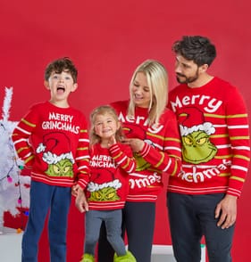 The Grinch Kids Christmas Jumper