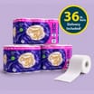 Premium Comfy Soft Extra Long 3 Ply Toilet Tissue 12 Rolls x3