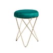Home Collections Velvet Metal Footstool