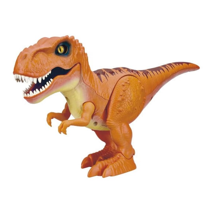 Robo Alive Attacking T-Rex - Brown