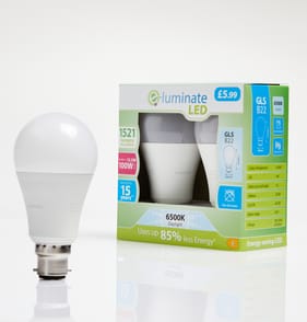 E luminate 3W Golf Bulbs E14 Daylight 2 Pack Home Bargains