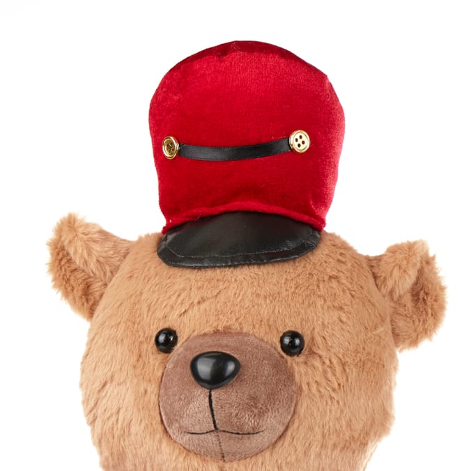 The Lifestyle Edit Timeless Christmas Plush Bear Decoration