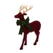 Festive Feeling Standing Flocked Reindeer