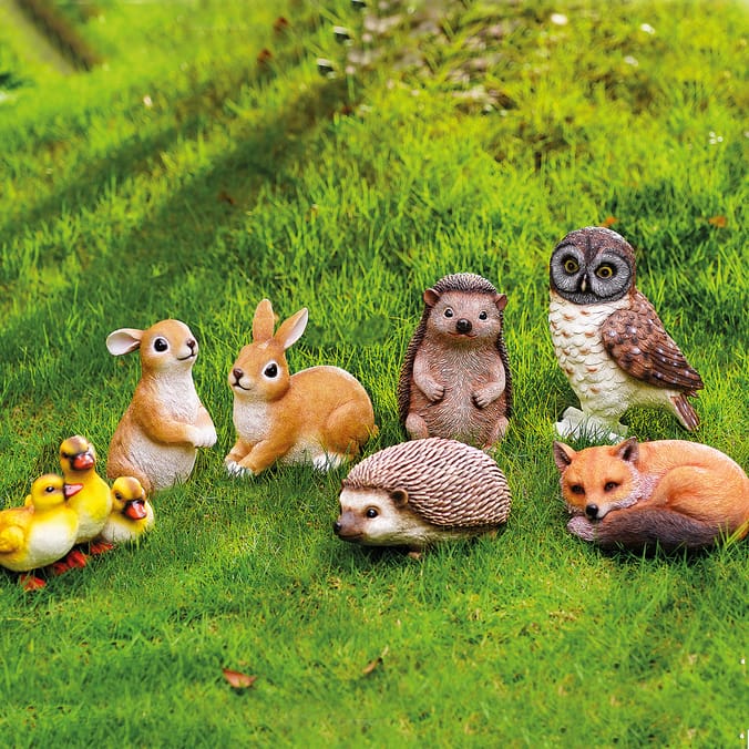 Jardin Decorative Resin Woodland Animals