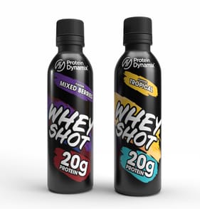 Protein Dynamix Protein Shot 100ml - Tropical & Mixed Berry x12