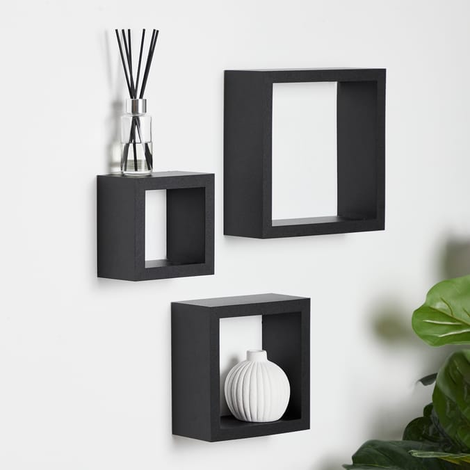 Home Set Of 3 Cube Shelves