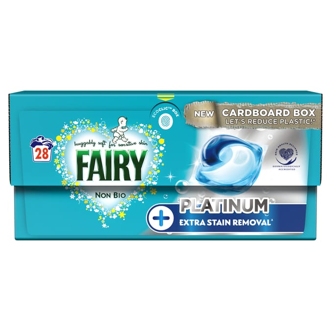 Fairy Non Bio Pods Washing Liquid Capsules 28 Washes