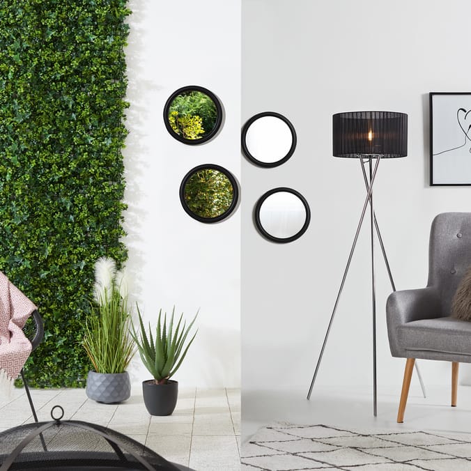 The Outdoor Living Collection Set Of 4 Mini Decorative Mirrors