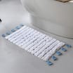 Home Collection Tassel Bath Mat