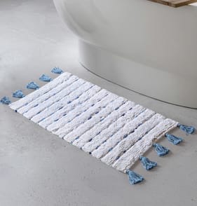 Home Collection Tassel Bath Mat