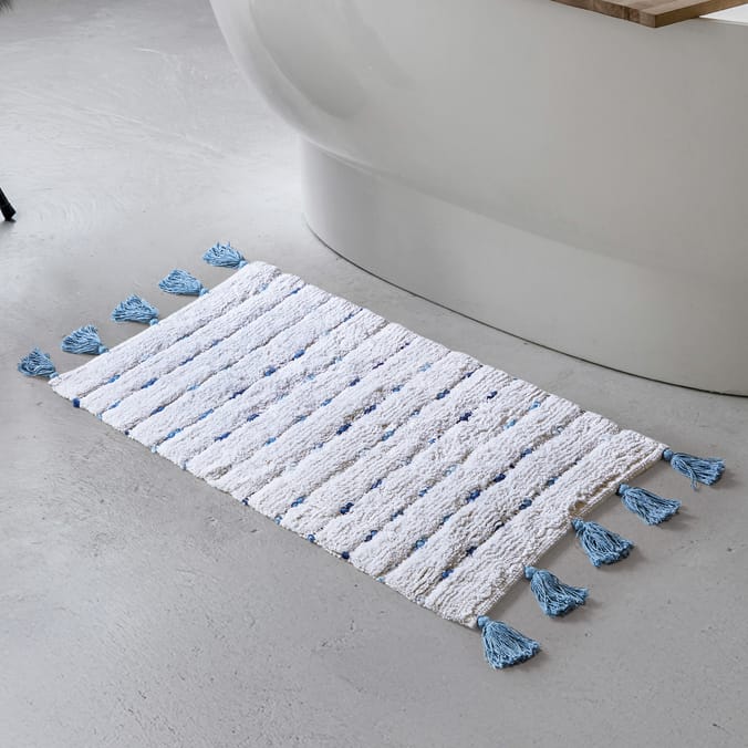 Home Collection Tassel Bath Mat