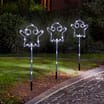 Hallow Scream LED Ghost Stake Lights Set Of 3