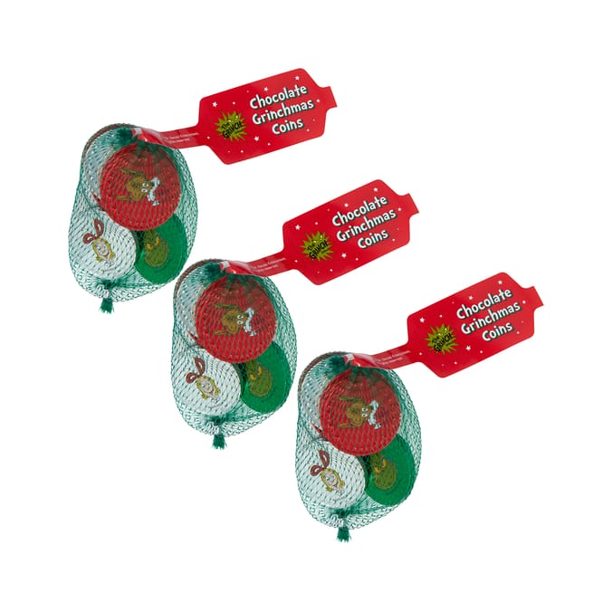 The Grinch Chocolate Coins 86g x3