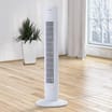 Pifco 32" Oscillating Tower Fan - White