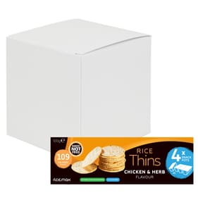 Ricesnax Chicken & Herb Flavour Rice Thins 100g x12