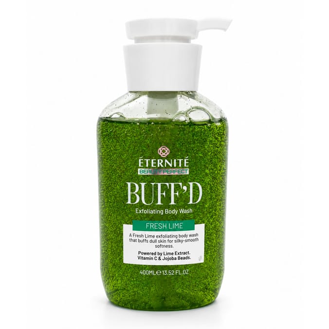 Eternite Buff'd Exfoliating Body Wash 400ml - Fresh Lime  