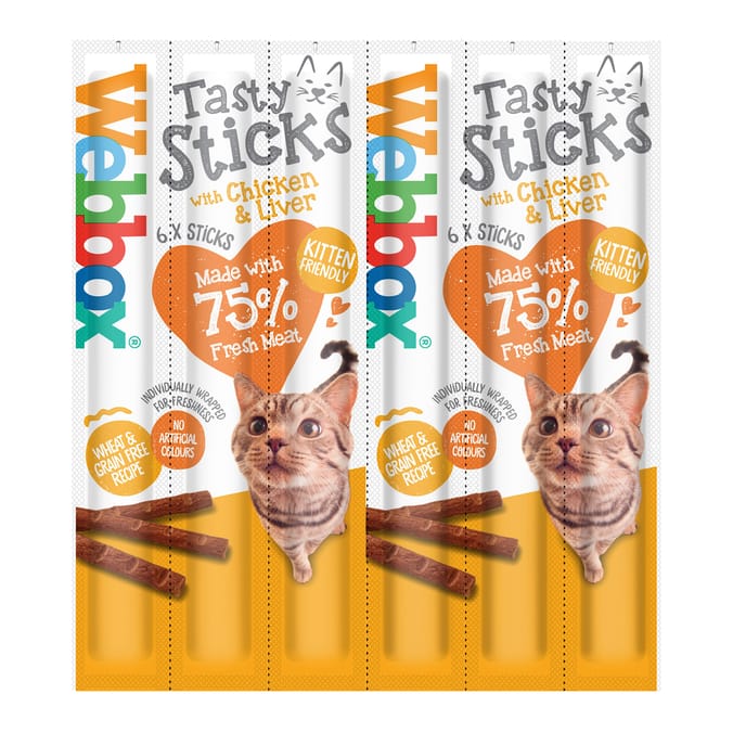Webbox Semi-Moist Tasty Treats 6 x 30g - Chicken & Liver