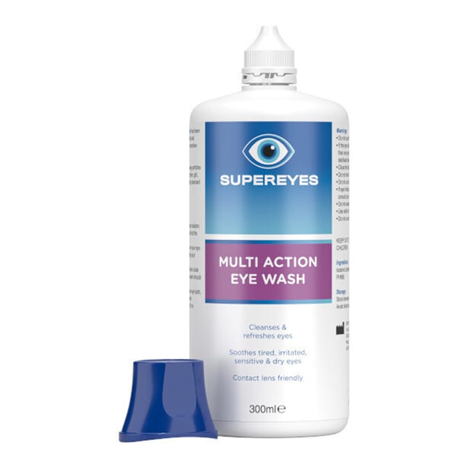 Supereyes Multi Action Eye Wash 100ml x6