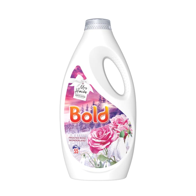 Bold Mrs Hinch Washing Liquid 55 Washes 1.925ml - Frosted Rose Wonderland