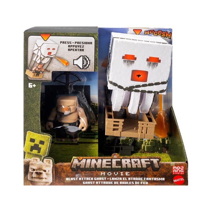 A Minecraft Movie Blast Attack Ghost Feature Figure JFB69