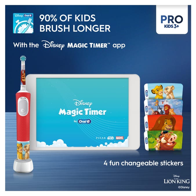 Oral-B Pro Kids Electric Toothbrush - Lion King