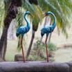 Jardin 2 Metal Herons Decorations