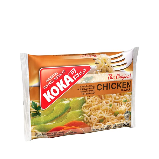 Koka The Original Chicken Flavour Oriental Instant Noodles 85g x30