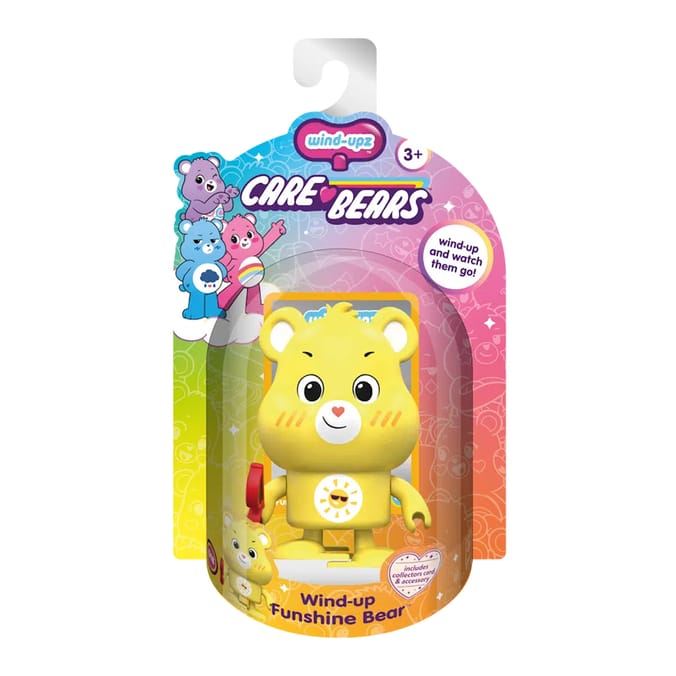 Wind-Upz Collectible Walking Vinyl Figure - Care Bears Funshine Bear