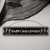 Hallow Scream Sign Metal Plaque - Happy Halloween