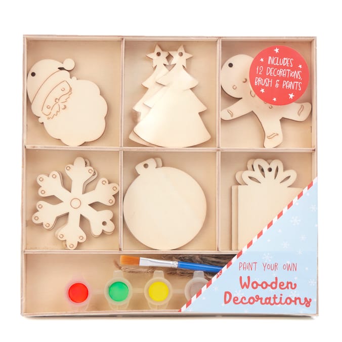 Paint Your Own Wooden Decorations