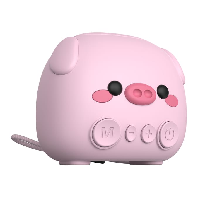 Kawaii Dreamer Soft Touch Rechargeable Speaker - Pig