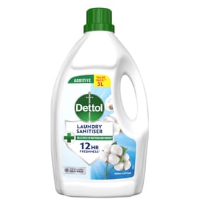 Dettol Laundry Sanitiser 3 Litres - Fresh Cotton