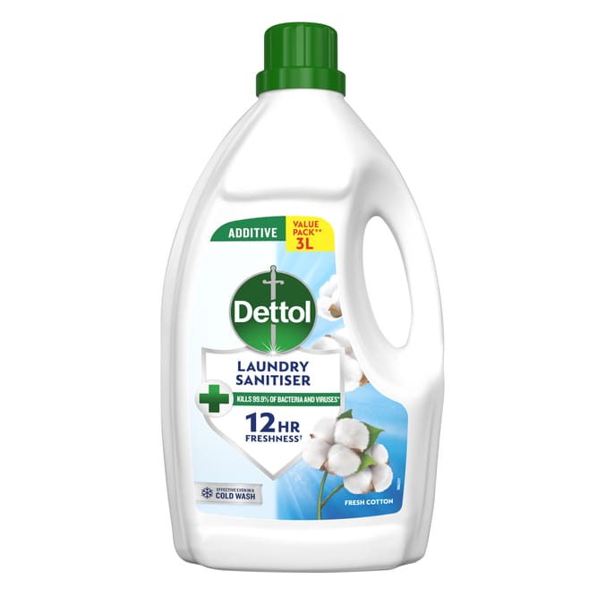 Dettol Laundry Sanitiser 3 Litres - Fresh Cotton