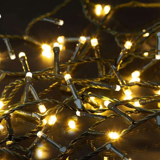 1500 warm new arrivals white cluster lights