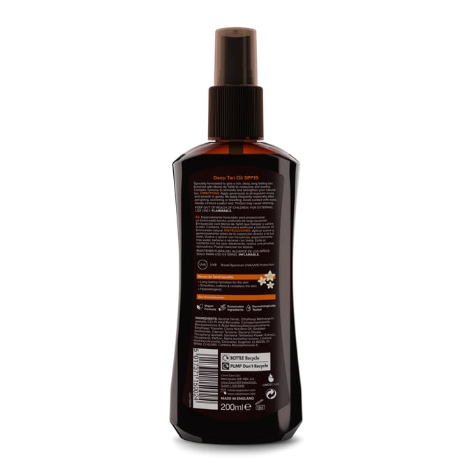 Calypso Deep Tan Oil Spray 200ml SPF15 