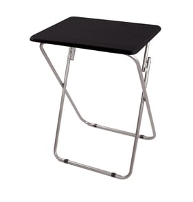 Everyday Essentials Folding Table - Black