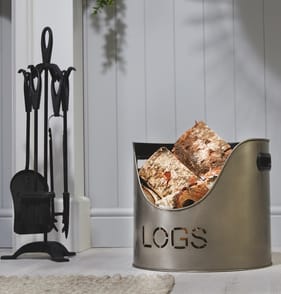Morris Webb Co. Decorative Log Bucket