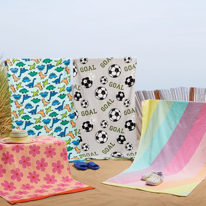 Hello Summer Kids Beach Towel