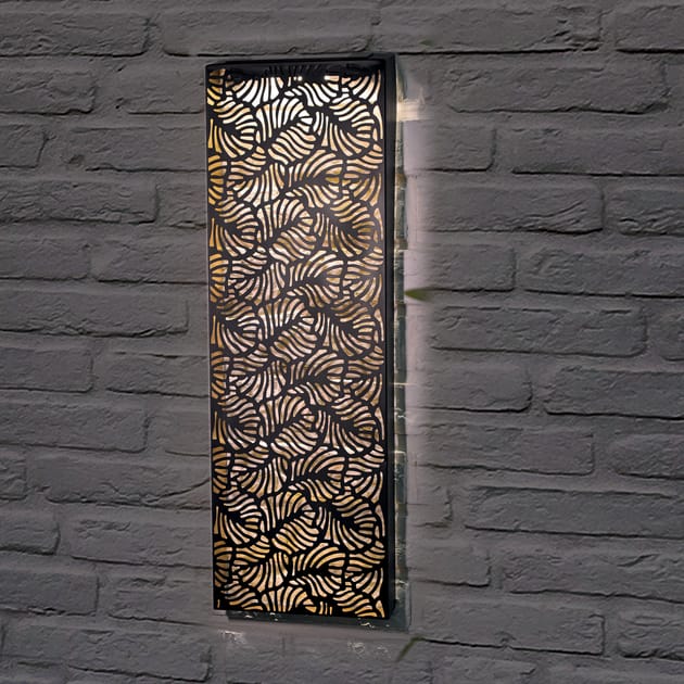 Firefly Metal Wall Art Solar Light 