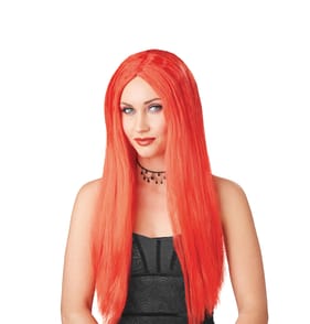 Hallow Scream Adult Witch Wig - Red
