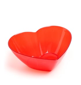 Valentines Heart Shaped Snack Bowl