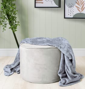 Home Collections Ultra Soft Throw - Silver
