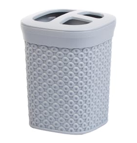 Diamond Toothbrush Holder - Light Grey