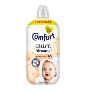 Comfort Pure Dreams Fabric Conditioner 45 Washes 1.35 Litre - Cashmere Soft