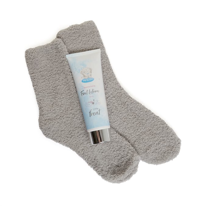 Me To You Foot Lotion & Cosy Socks Set Home Bargains